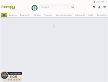 Tablet Screenshot of freeness-shop.com